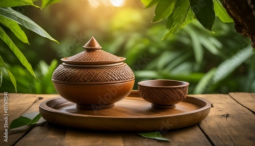 Crafted Elegance: Thai Earthenware and Wooden Creations