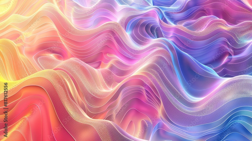 Abstract background with colorful waves and lines Abstract background with colorful waves and lines