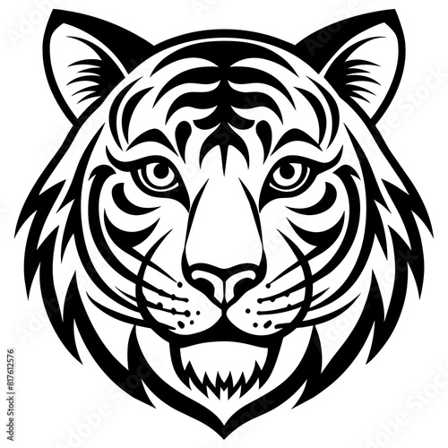 tiger head vector