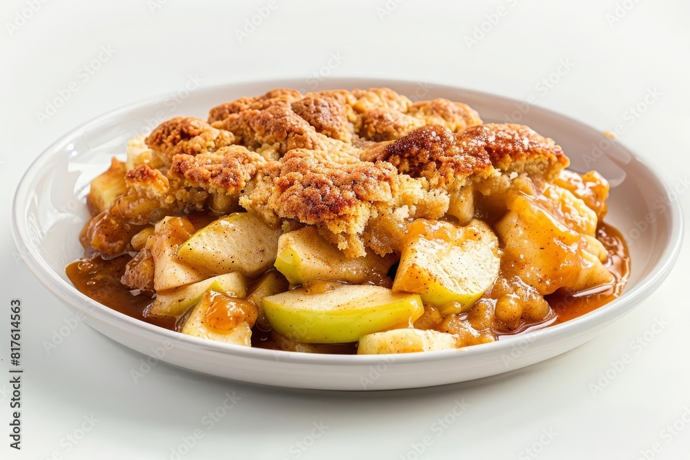 Delectable Apple Cobbler with Tangy Spice Cake Delectable Apple Cobbler with Tangy Spice Cake