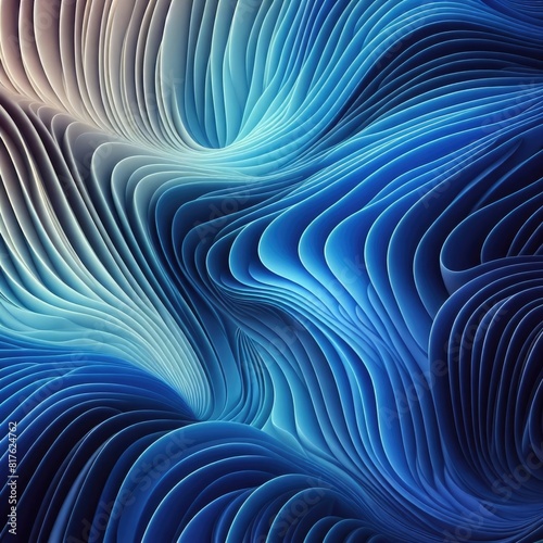 Blue Fabric Background