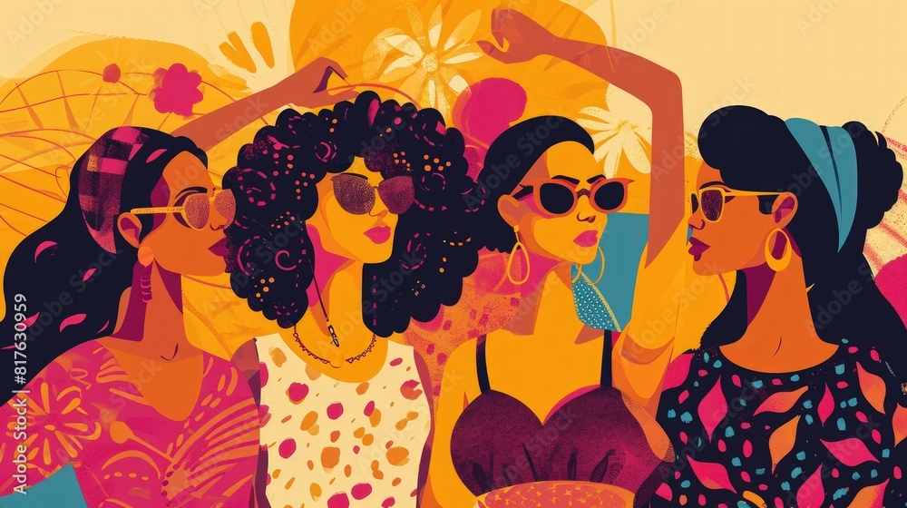 Vibrant Celebration of Women's Diversity.