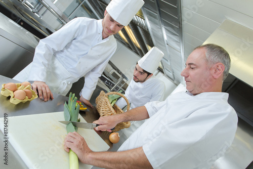 Foto concept of cooking master class