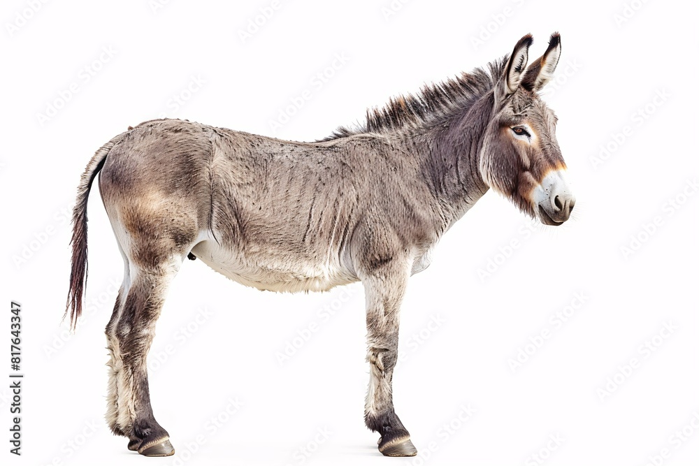 A solitary ass on a blank canvas. A solitary ass on a blank canvas.