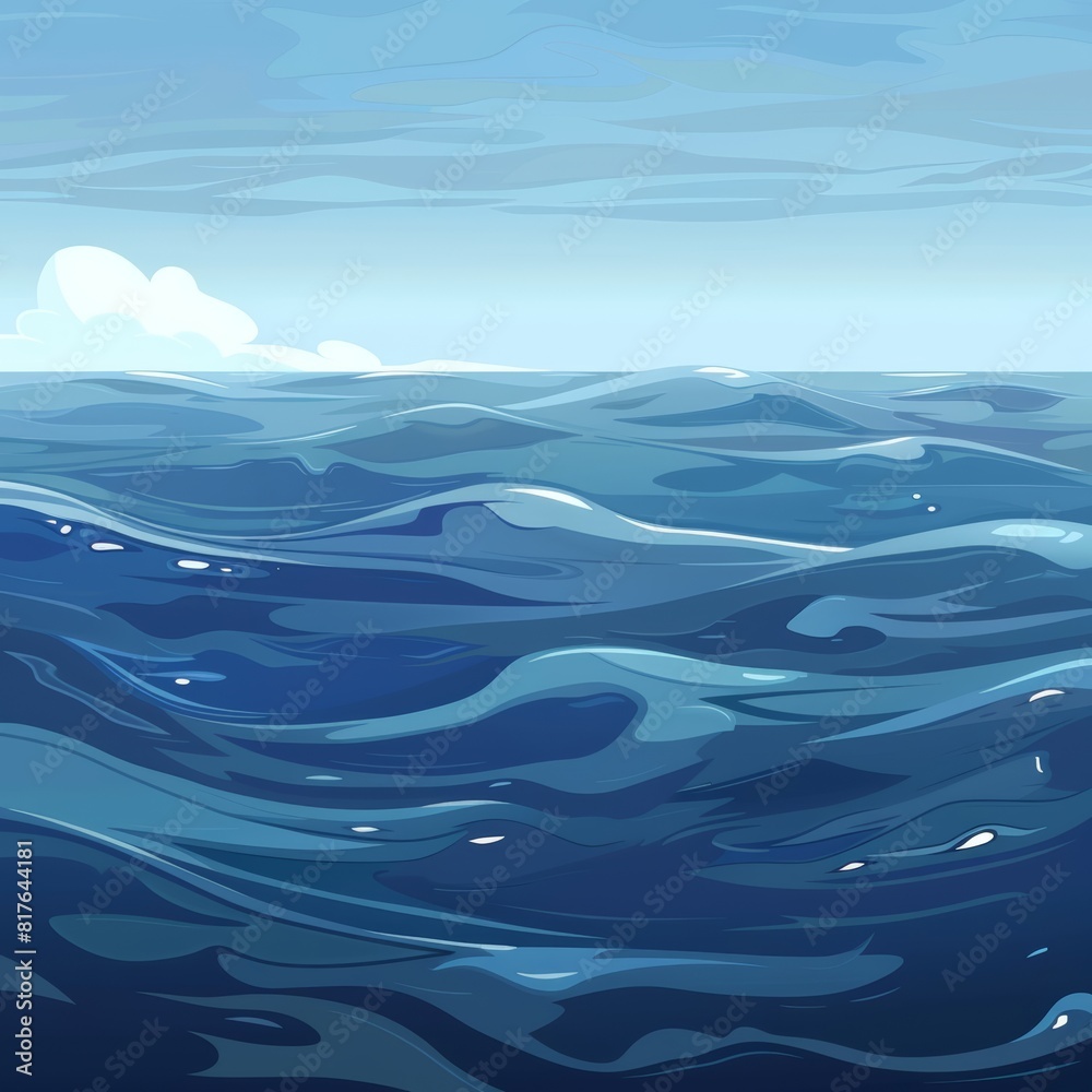 cartoon water background