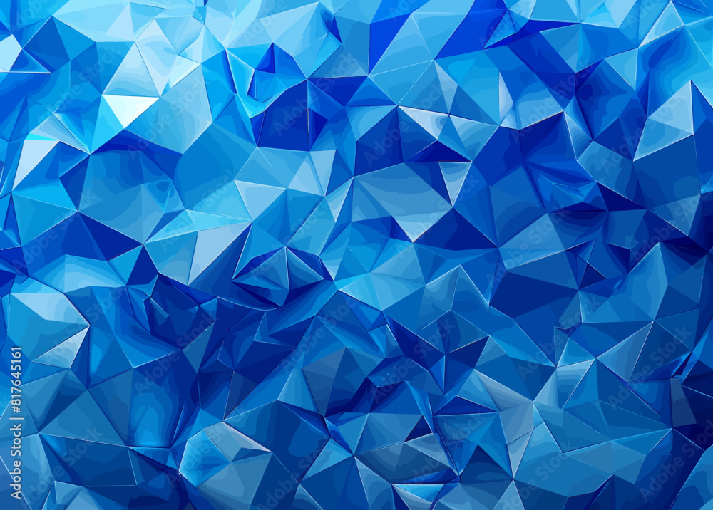 a blue abstract background with many triangular shapes a blue abstract background with many triangular shapes
