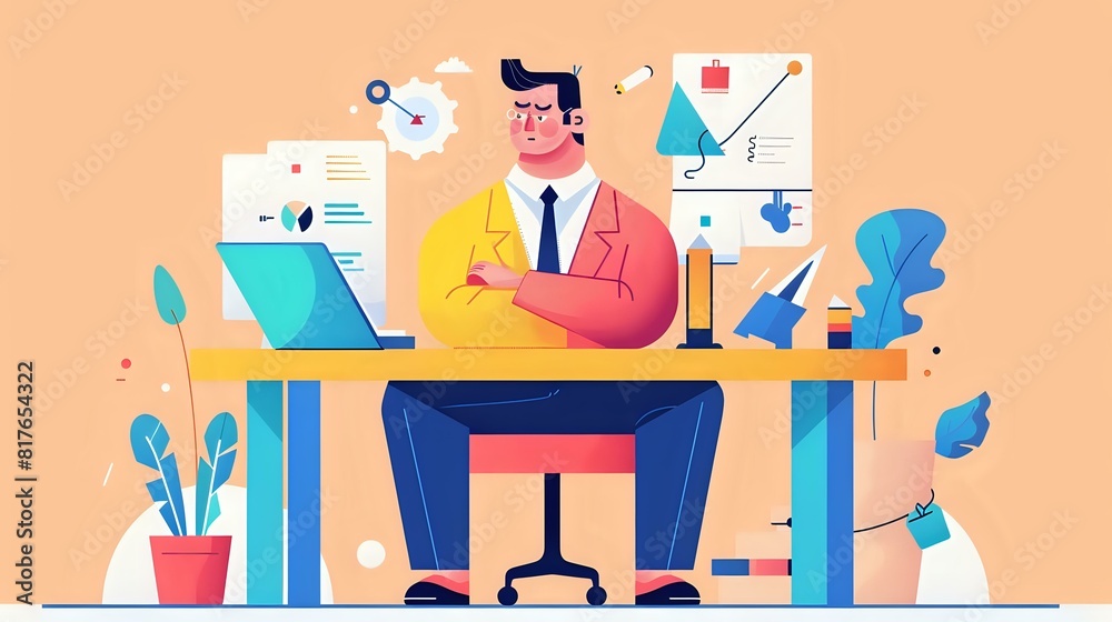 Illustration of a CFO's Role: Ensuring Long-Term Success and Communication with Investors Illustration of a CFO's Role: Ensuring Long-Term Success and Communication with Investors
