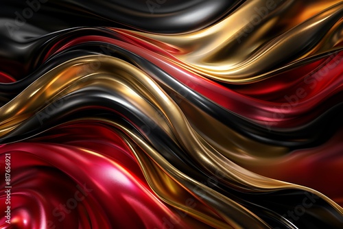 black red gold abstract background