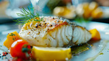 Gourmet Pan-Seared Fish Fillet with Fresh Herbs