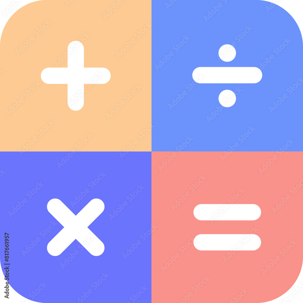 Obraz premium calculator app icon 