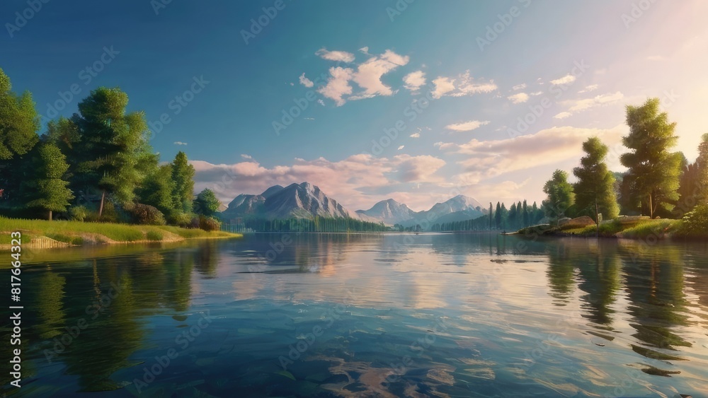 Fototapeta premium Tranquil Nature Escape