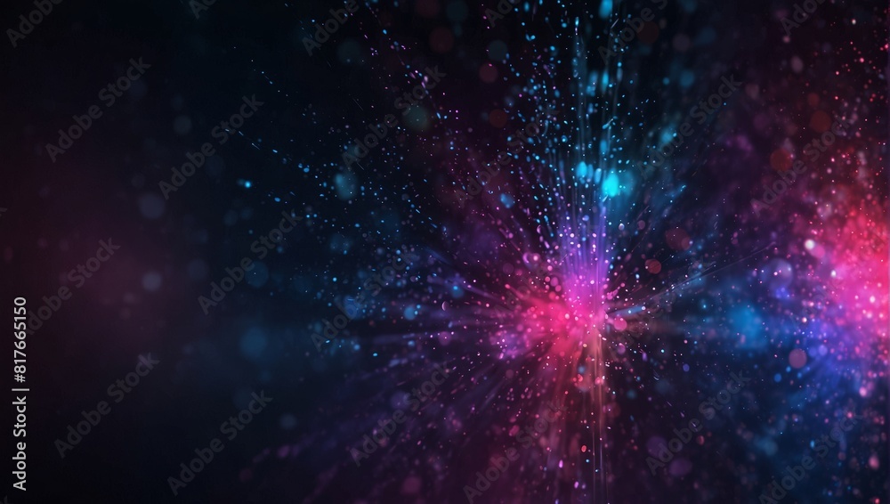 Fototapeta premium Abstract blur neon glow background. Blue, pink, purple colors light overlay background.