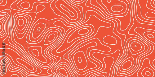 Salmon meat fillet texture pattern background. Stylized fish fillet line art seafood background. Salmon, tuna or trout fish steak flat style design vector illustration.