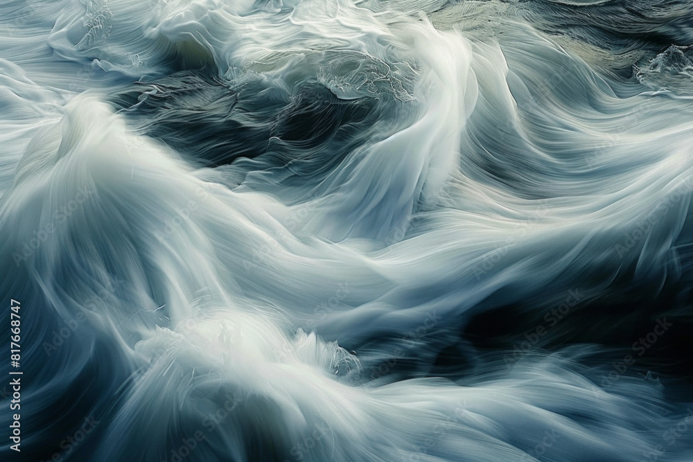Abstract swirling water in a river, showcasing the texture and movement of the flowing currents. Abstract swirling water in a river, showcasing the texture and movement of the flowing currents.