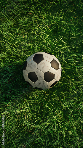 football on grass