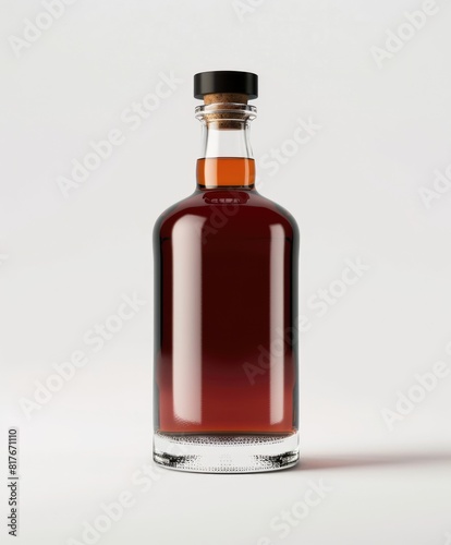 whiskey bottle isolated on white or transparent png