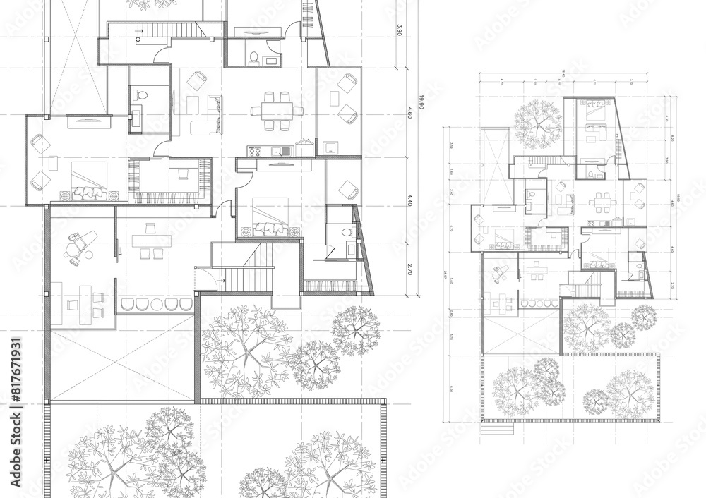 Write a blueprint architecture for building.