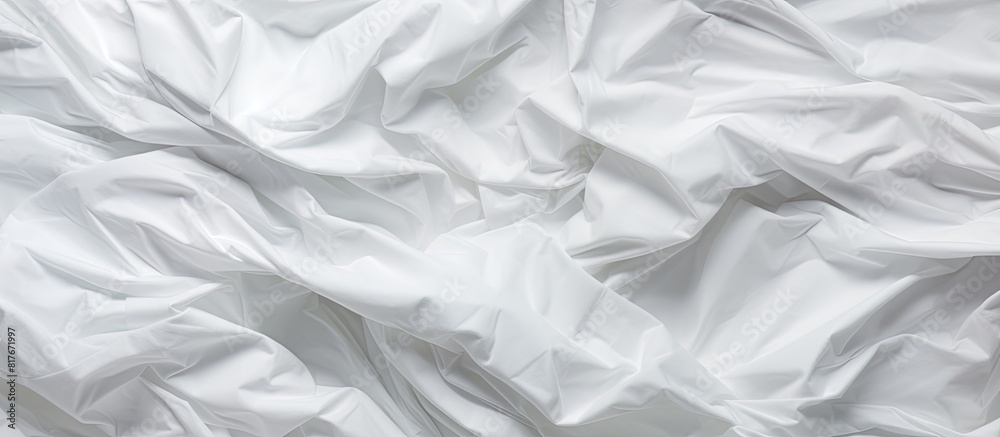 A background image of crumpled white paper with texture perfect for adding copy space A background image of crumpled white paper with texture perfect for adding copy space