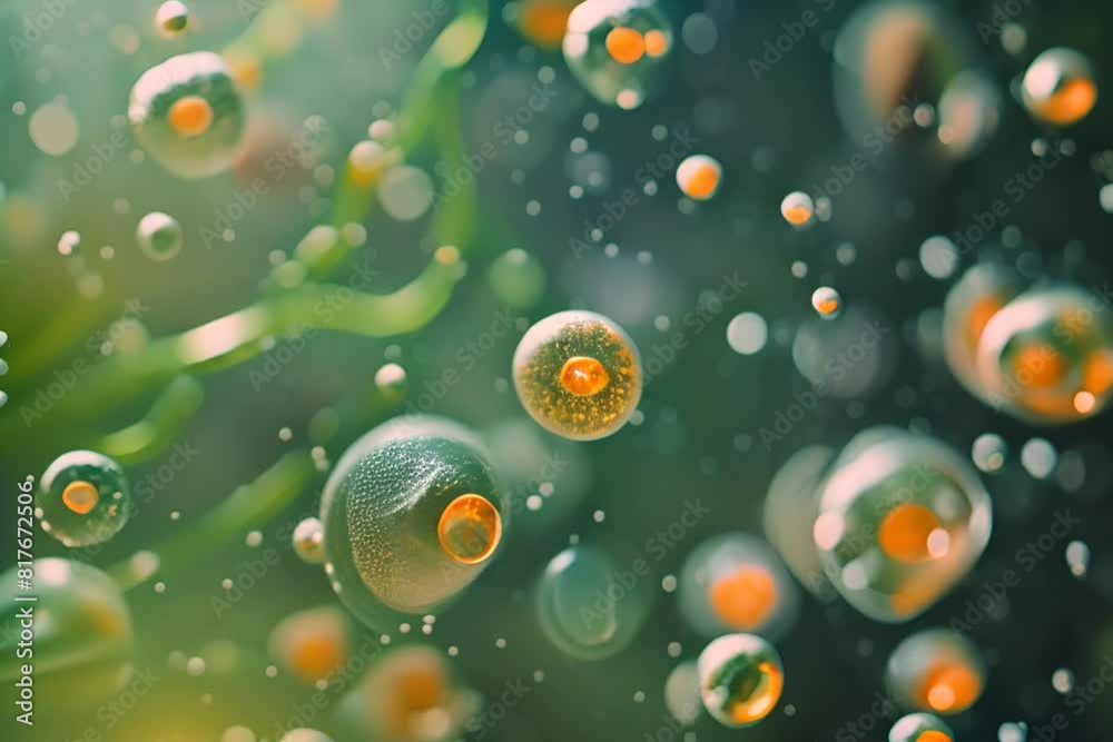 Ultra-magnified tiny microorganisms, showcasing biodiversity in a drop, realistic and detailed, suitable for medical textbooks, educational use. Science, medical or microbiological Ultra-magnified tiny microorganisms, showcasing biodiversity in a drop, realistic and detailed, suitable for medical textbooks, educational use. Science, medical or microbiological