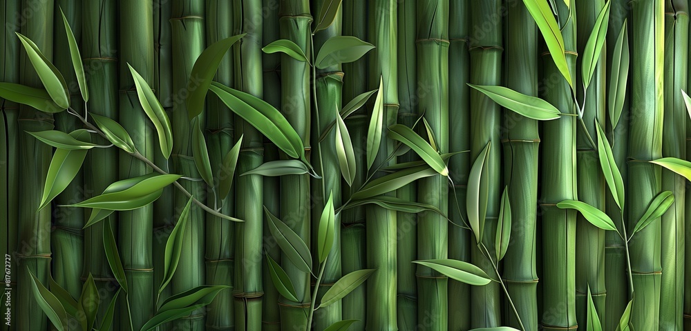 Fototapeta premium Abstract background Bamboo wall background
