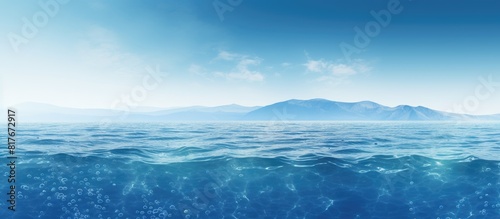 A serene copy space image featuring a stunning and uncomplicated water backdrop