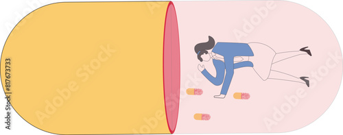 Drug Side Effects Businesswoman, Addict, Addiction, Alternative Medicine, Antibiotic, Body Care, Business