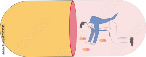 Drug Side Effects Businessman, Addict, Addiction, Alternative Medicine, Antibiotic, Body Care, Business