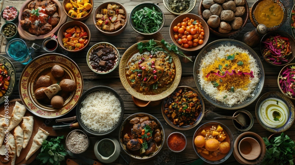 Delectable Spread of Traditional Muslim Cuisine Invites a Journey Through Taste and Tradition Delectable Spread of Traditional Muslim Cuisine Invites a Journey Through Taste and Tradition