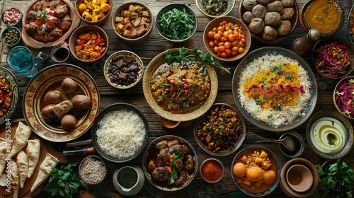 Delectable Spread of Traditional Muslim Cuisine Invites a Journey Through Taste and Tradition