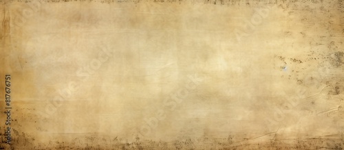 Aged and weathered parchment paper texture or background with copy space image