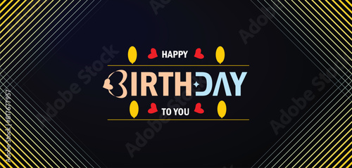 Captivating Birthday Illustration Design