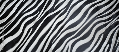 A striking copy space image featuring the textured pattern of zebra skin against a contrasting background