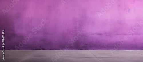 A vibrant purple background with copy space image created from concrete