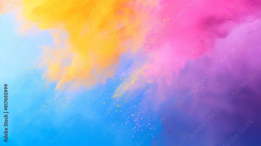 Colors of May abstract background with powder Colors of May abstract background with powder