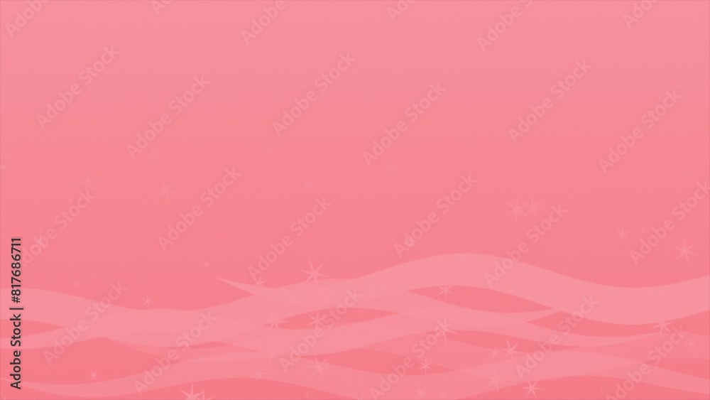 Red color wavy pattern soft luxury textured geometrical background with flying shiny stars background Red color wavy pattern soft luxury textured geometrical background with flying shiny stars background