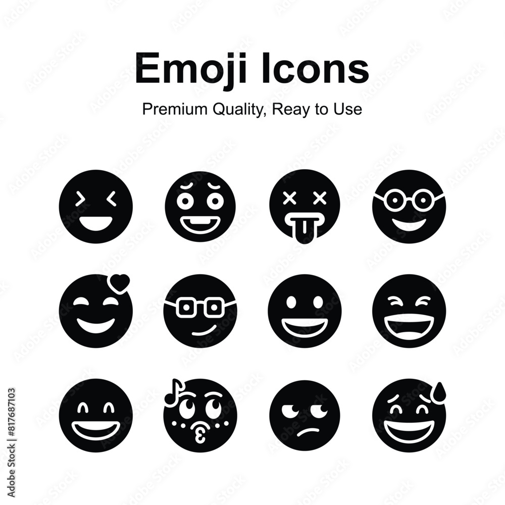 Get this amazing emoji icons set, ready to use and download Get this amazing emoji icons set, ready to use and download