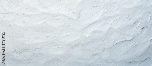 Abstract snow texture with a frosting pattern on the wall serving as a copy space image