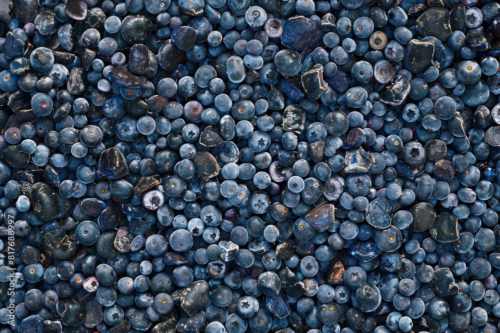 High-Resolution Close-Up of Fresh, Vibrant Blueberries - Generative AI High-Resolution Close-Up of Fresh, Vibrant Blueberries - Generative AI