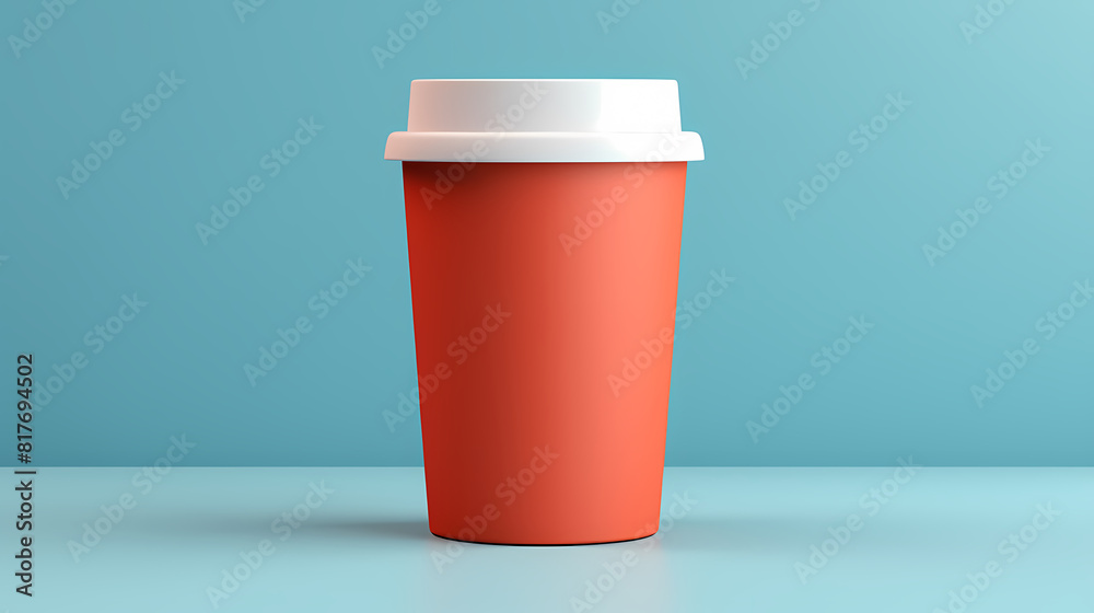 3D rendering of coffee cup 3D rendering of coffee cup
