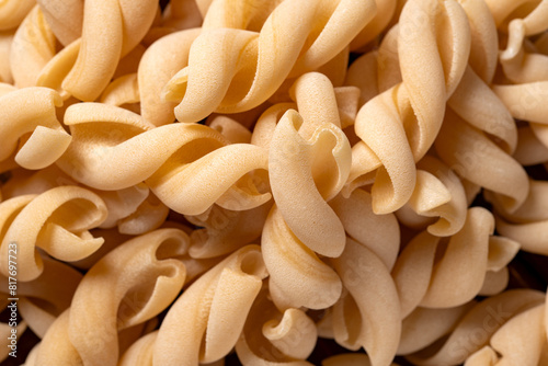 Pasta artigianale di gragnano trafilata al bronzo, cibo italiano 