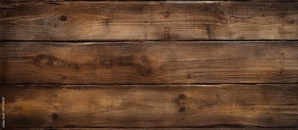 A textured copy space image of weathered wooden planks A textured copy space image of weathered wooden planks