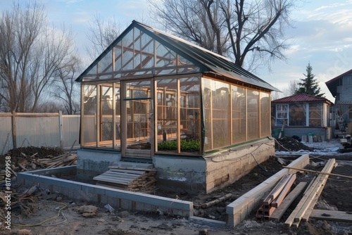 Building a small greenhouse © VolumeThings