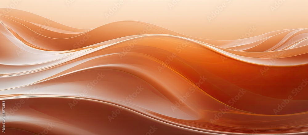 Soft water waves with a natural orange brown hue captured in a captivating copy space image Soft water waves with a natural orange brown hue captured in a captivating copy space image