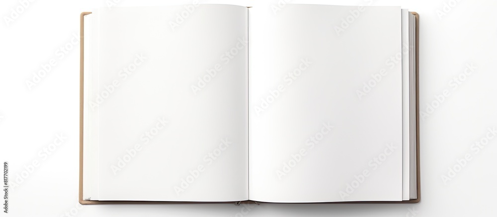 A5 open book mockup held by hands showcasing a blank page for design isolated on a white background providing copy space image A5 open book mockup held by hands showcasing a blank page for design isolated on a white background providing copy space image