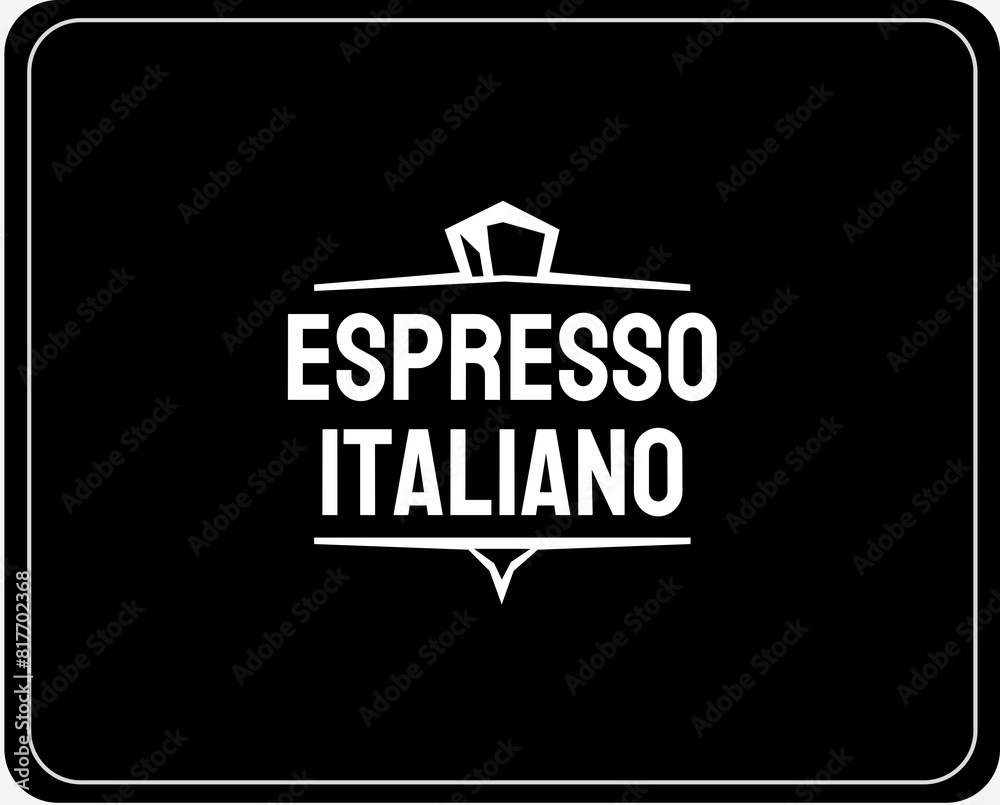 logotipo cafeteira italiana retrô preta e branca logotipo cafeteira italiana retrô preta e branca