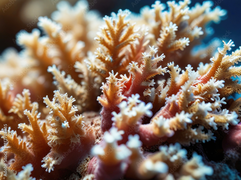 Sea or ocean underwater world with coral reefs. Sea or ocean underwater world with coral reefs.