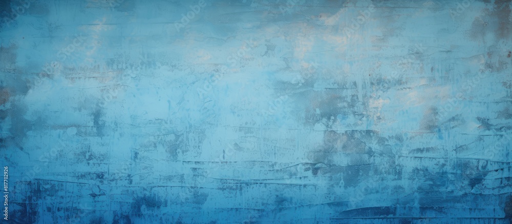 The designer s background is a copy space image of faded blue paint The designer s background is a copy space image of faded blue paint
