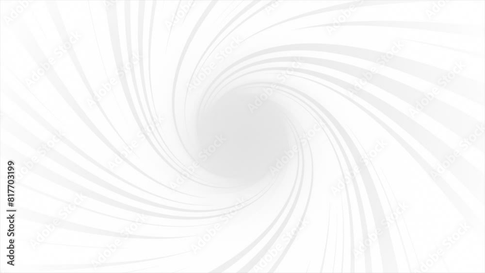 White and Black futuristic 3d cartoonistic tunnel geometrical loop able background for corporate use