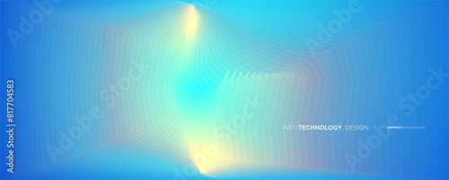 Colorful gradient fluid abstract background for summer