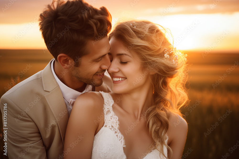 Lovely wedding decorations happiest couple day holiday illustration made with Generative AI tools Lovely wedding decorations happiest couple day holiday illustration made with Generative AI tools